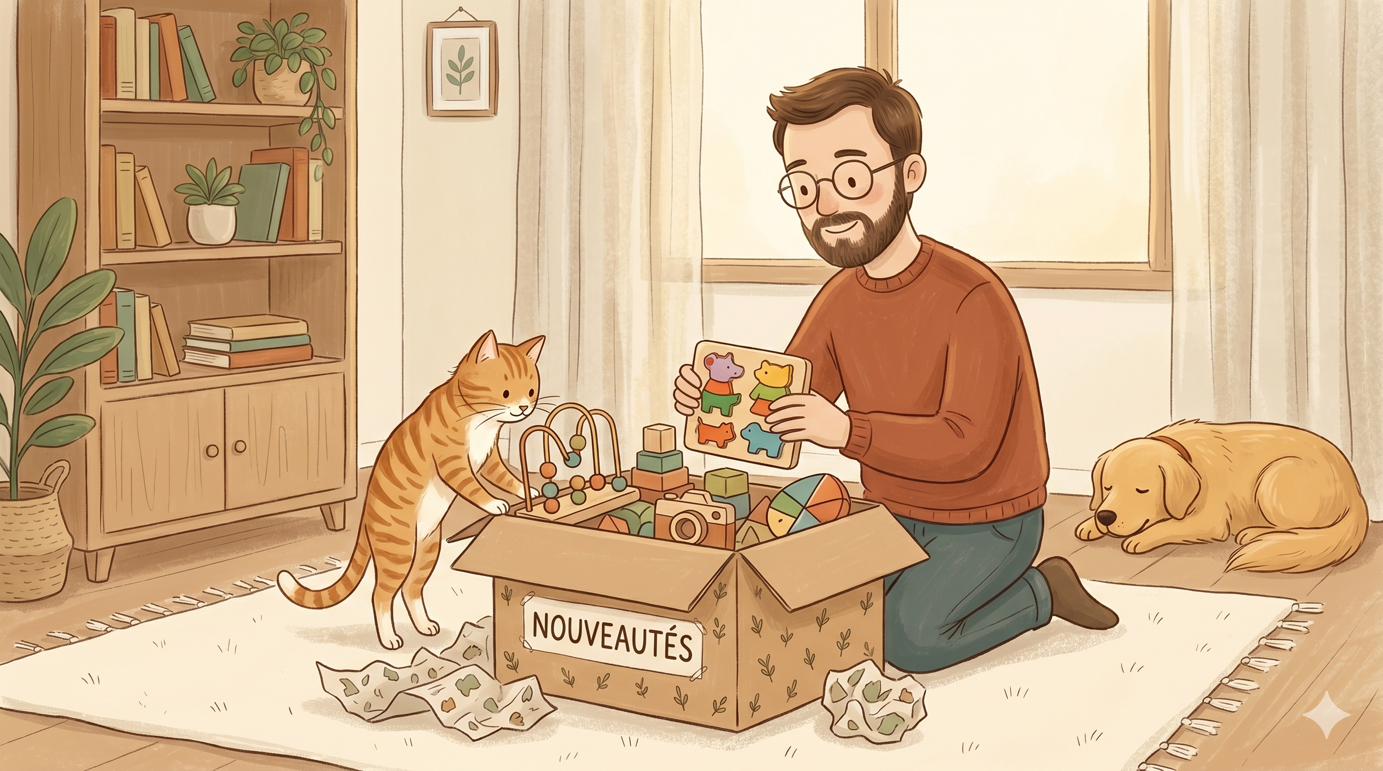 Les Nouveautés TS Coccoon — illustration Thomas Andersen