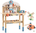 Robotime Robud - Multifunctional Wooden Workbench - The Ideal DIY Workshop for Children (Ages 3+)