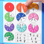Montessori Fractions Awakening: Magnetic Educational Wood Toy