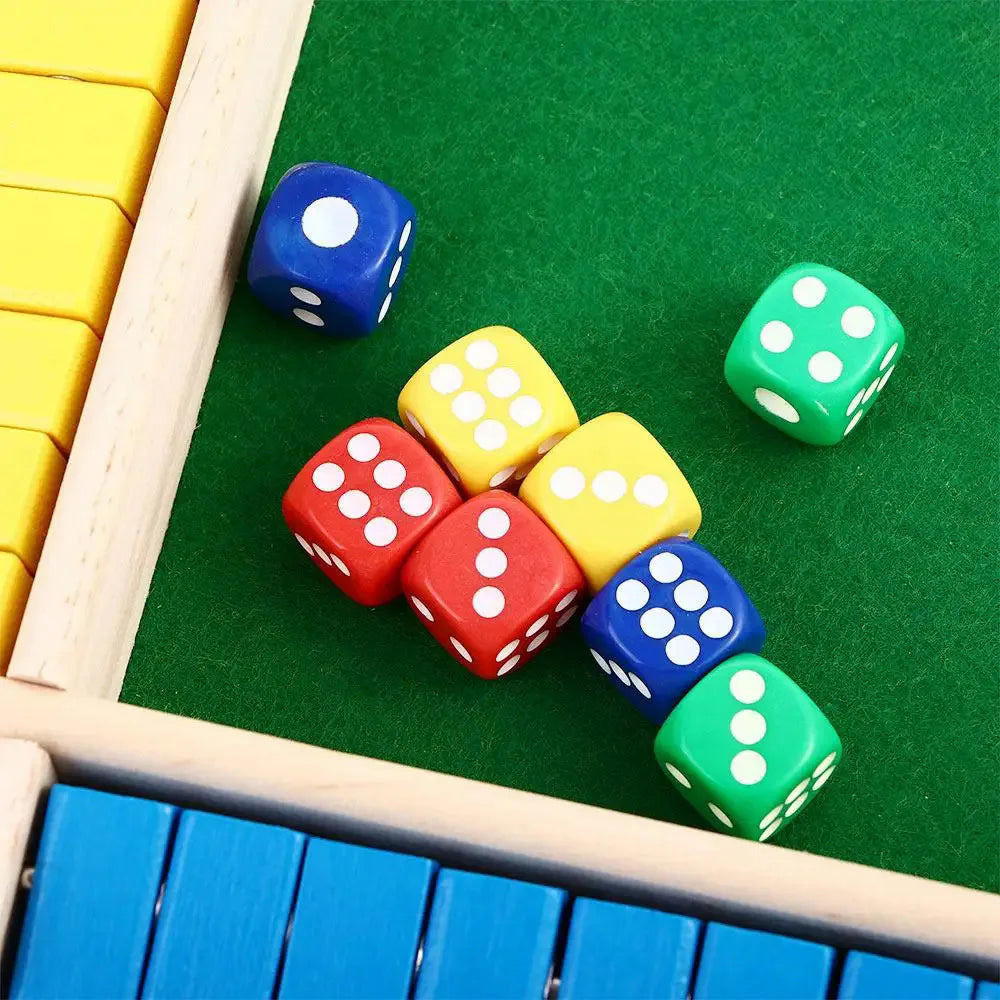 The Wooden Dice Game Shut The Box for 4 Players | Unforgettable Family Evenings