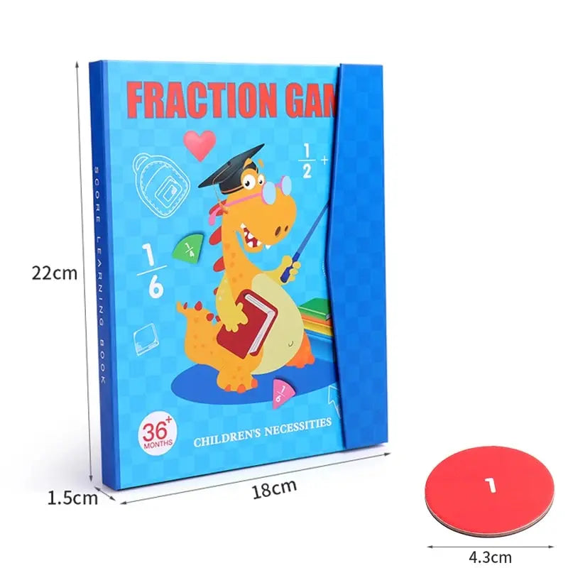 Montessori Fractions Awakening: Magnetic Educational Wood Toy