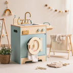 Ensemble cuisine en bois 3-en-1 Robotime : four, réfrigérateur et machine à laver