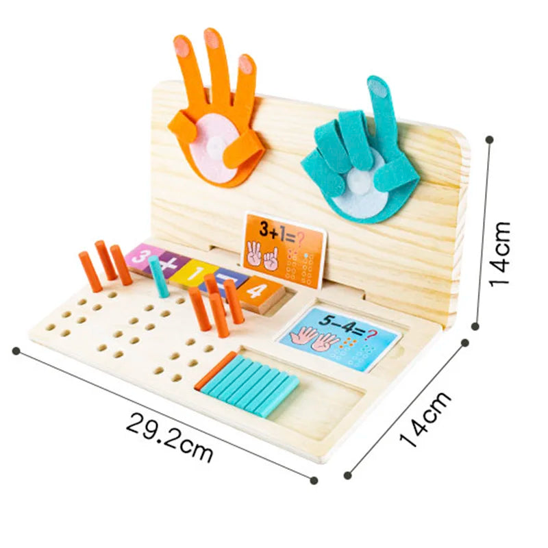 Jeu de Maths Montessori en Bois Éducatif 13-en-1 - Apprentissage Ludique des Chiffres et du Calcul