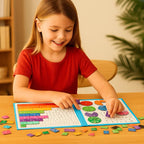 Montessori Fractions Awakening: Magnetic Educational Wood Toy