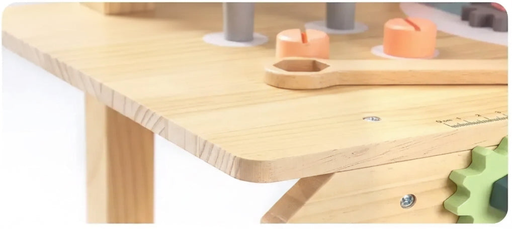 Robotime Robud - Multifunctional Wooden Workbench - The Ideal DIY Workshop for Children (Ages 3+)