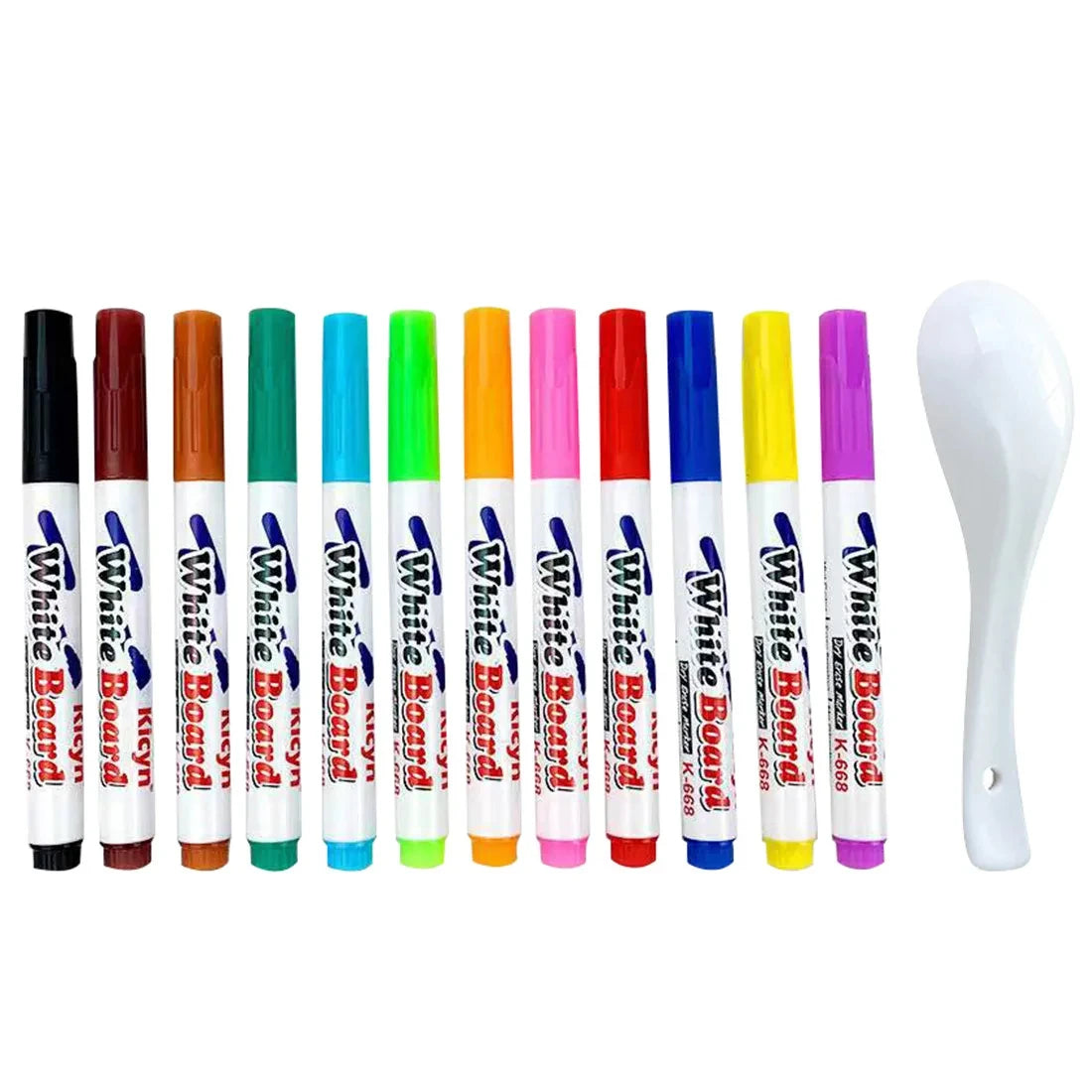 Magic Floating Water Pen (12 Colors) - Fun & Educational Drawing Kit for Kids - Creative Toy for Learning Through Play