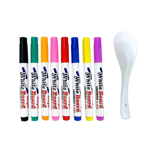 Magic Floating Water Pen (12 Colors) - Fun & Educational Drawing Kit for Kids - Creative Toy for Learning Through Play